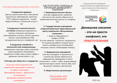 ПРОФИЛАКТИКА ДОМАШНЕГО НАСИЛИЯ.